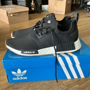 Adidas NMD R1 Black/White/Gum - Size 11 Brand New